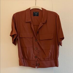 Abercrombie & Fitch Dust Rose Blouse